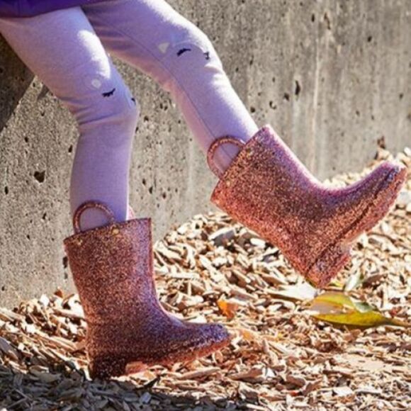 BRAND NEW CHIEF KIDS GIRL'S GLITTER PVC BOOT (Toddler/Little Kid) - Picture 16 of 16